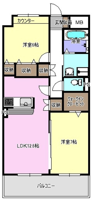 ヴァンドゥーズの間取り