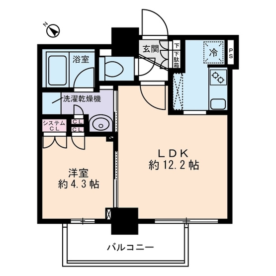 【間取り】 | Ｄ’クラディア　イヴァン初台