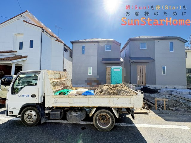 【サンスターホーム】青梅市河辺町6丁目　新築戸建2号棟の外観