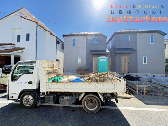 【サンスターホーム】青梅市河辺町6丁目　新築戸建2号棟の外観