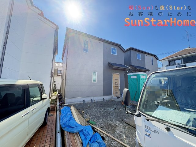 【サンスターホーム】青梅市河辺町6丁目　新築戸建2号棟の外観
