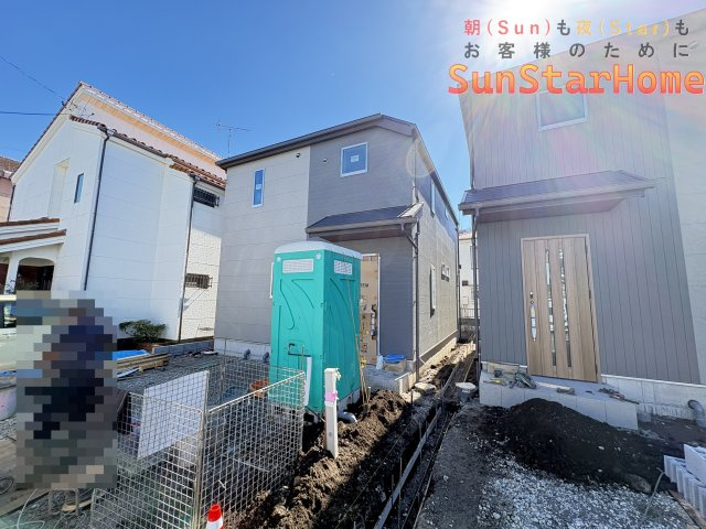 【サンスターホーム】青梅市河辺町6丁目　新築戸建2号棟の外観