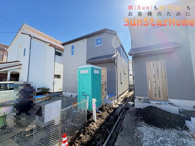 【サンスターホーム】青梅市河辺町6丁目　新築戸建2号棟の外観