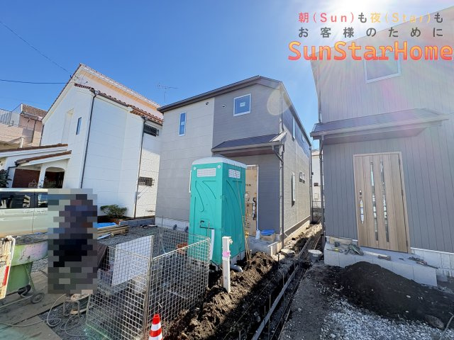 【サンスターホーム】青梅市河辺町6丁目　新築戸建2号棟の外観