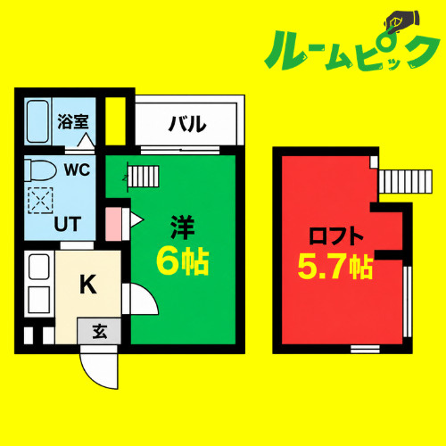 アペラシオン　名古屋市賃貸　仲介手数料無料の間取り