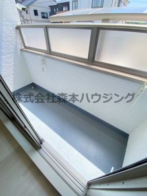 【バルコニー】 | 　クリエオーレ雁屋西町 | 開放的で明るい空間を演出してくれるバルコニーです