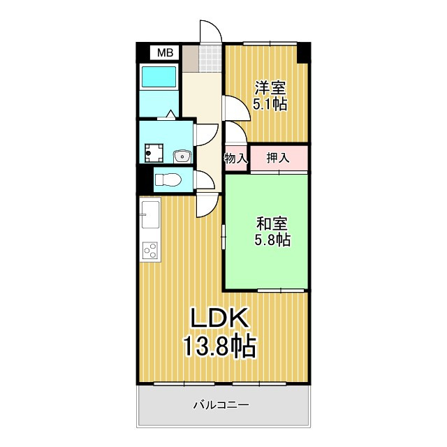 ラヴィアン八千代の間取り