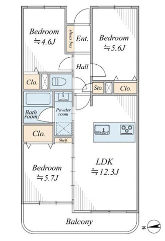 ウッディライフお花茶屋の間取り|ドキドキの新生活も、安心してスタート。ぴったりの住まいを見つけませんか？クランディアが一緒に住まい選びをサポートします‼　まずは、お気軽にお問合せください　＃クランディア