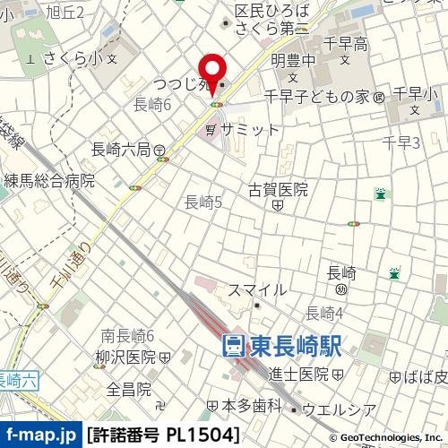 CIELBLUE千川の地図