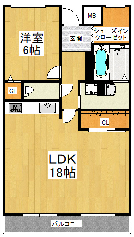【間取り】 | ライオンズマンション千代田弐番館