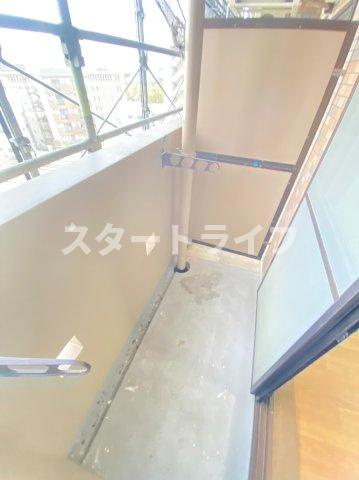 大阪市東淀川区東中島１丁目の賃貸マンションのバルコニー