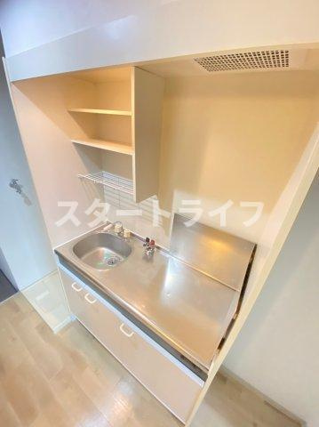 大阪市東淀川区東中島１丁目の賃貸マンションのキッチン