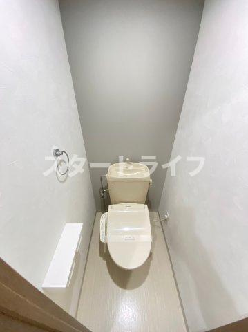 大阪市東淀川区東中島１丁目の賃貸マンションのトイレ