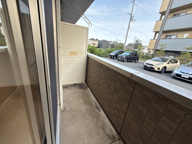 セジュール亀山　B棟のバルコニー