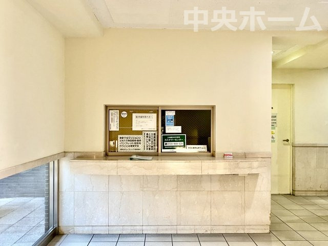 御殿山デュープレックス葛西城本丸の受付|受付(管理人室)。