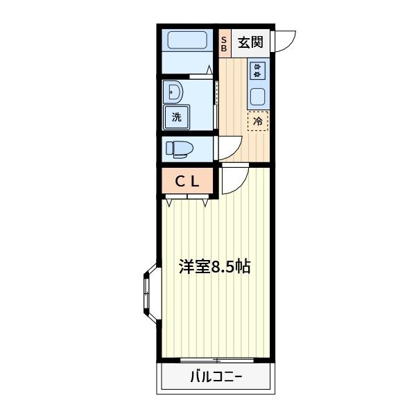 グリムコートの間取り|間取りです。