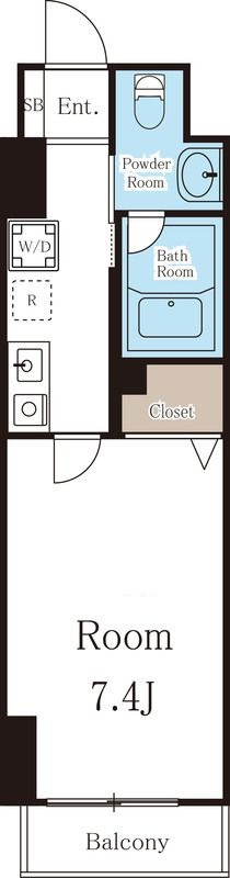 ブリュネーゼ三軒茶屋の間取り|間取りです。