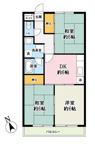 ローヤルコーポの間取り