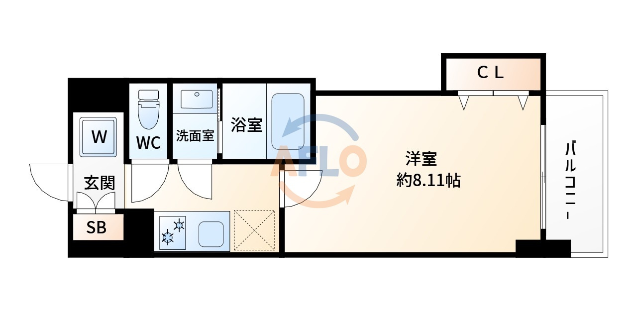 ラグゼ新大阪サウスの間取り|Luxe新大阪SOUTH　間取り