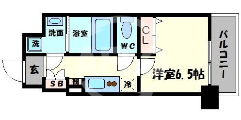 ジアコスモ難波南の間取り|ジアコスモ難波南　間取り