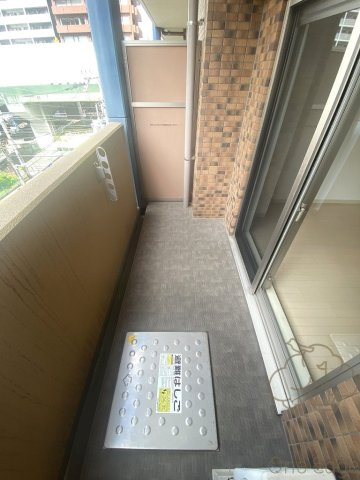 スワンズシティ南森町のバルコニー