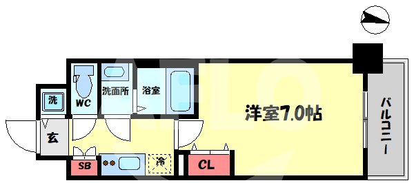 ファーストフィオーレ新梅田の間取り|ファーストフィオーレ新梅田　間取り