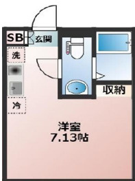 板橋区若木１丁目のアパートの間取り