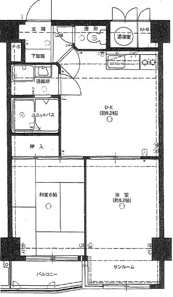 トーカン六甲キャスティールの間取り