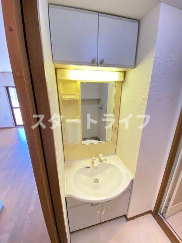 大阪市淀川区野中北１丁目の賃貸マンションの洗面所