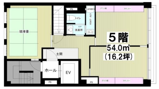 Ｃｏｔｏ　Ｇｌａｎｃｅ　姉小路通の間取り