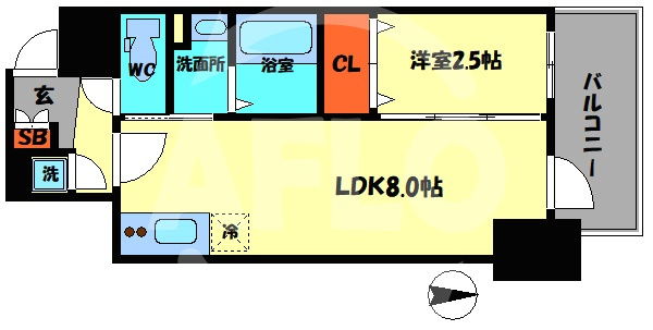 エスリードレジデンス本町パークフロントの間取り|エスリードレジデンス本町パークフロント　間取り