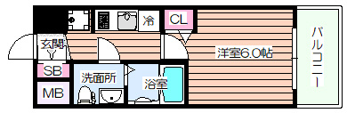 【間取り】 | エグゼ大阪NORTHゲート