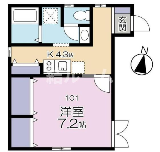 豊島区西巣鴨４丁目のアパートの間取り