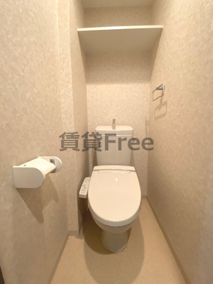 【トイレ】 | Luxe玉造Ⅲ　仲介手数料無料