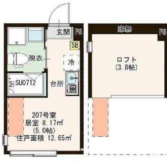 【間取り】 | ソレイユ上石神井
