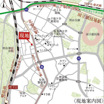 【地図】 | アーバンコア原宿 | ★地図★