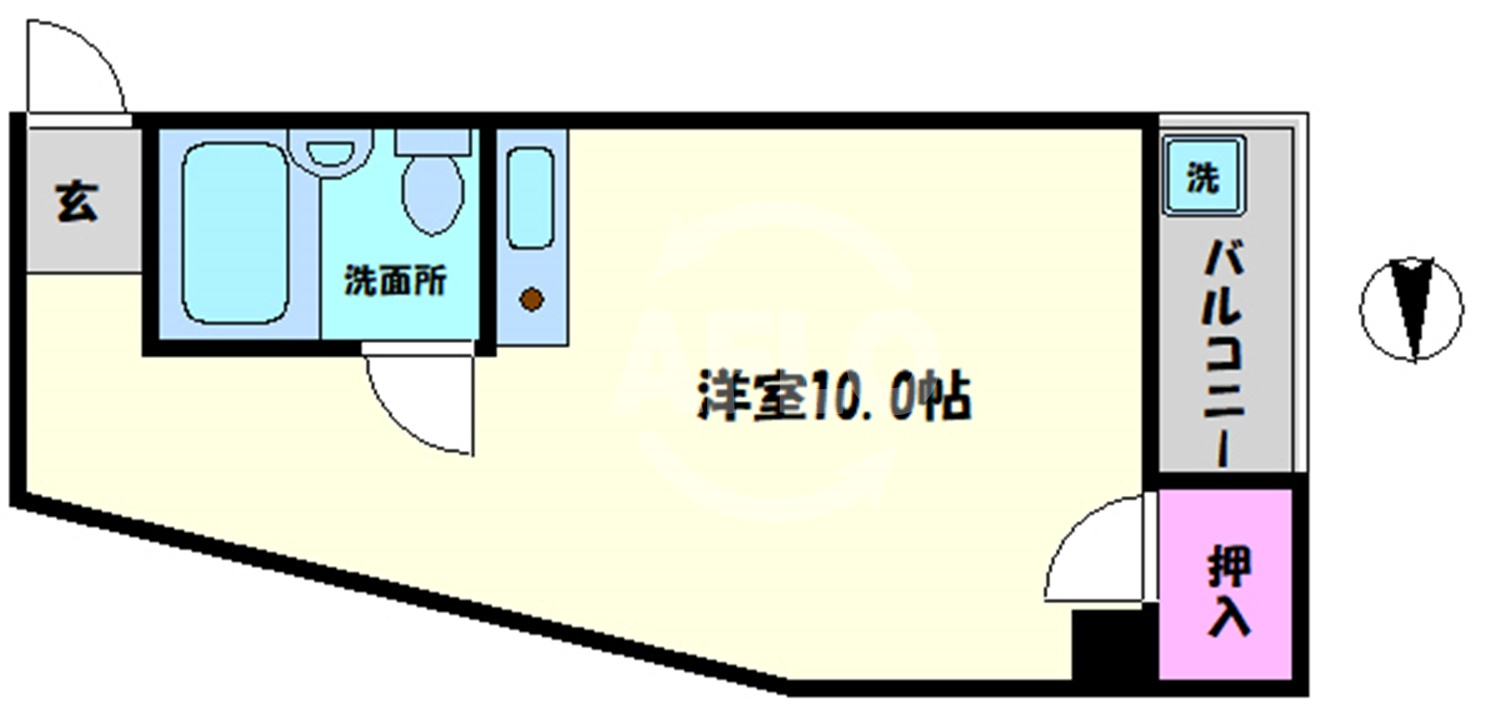 ラパンジール阿波座Ⅱの間取り|ラパンジール阿波座Ⅱ　間取り