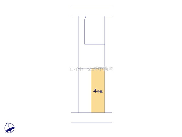 【区画図】 | 一宮市奥町字県郭25-1『仲介料無料』新築戸建て | 4号棟