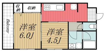 【間取り】 | 第2グリーンハイツ