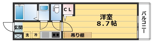 フラッティ西院プレミアの間取り
