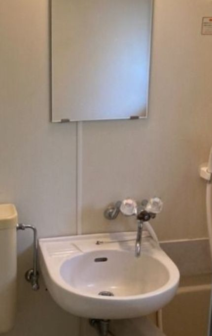 ローズアパートQ63番館の洗面所