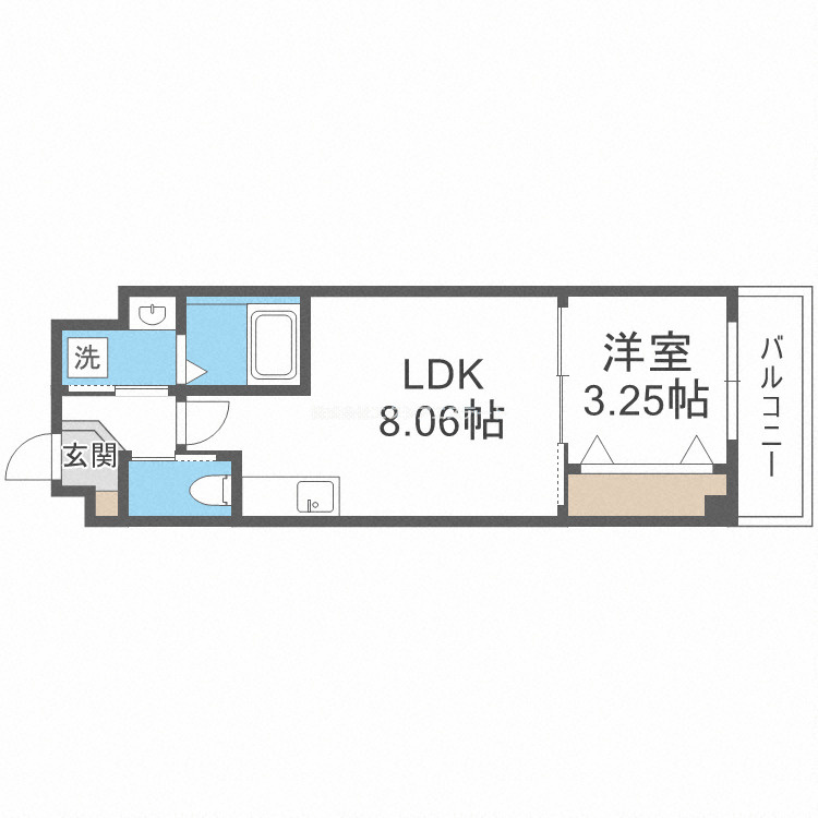 Nu岸里駅前の間取り