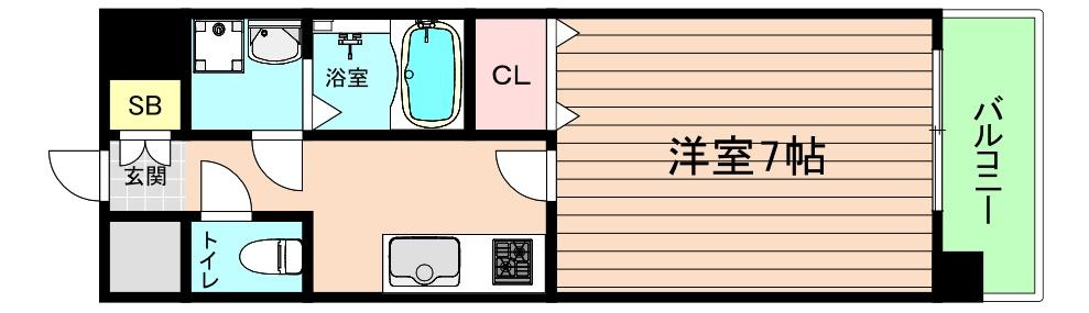 フォレストガーデン今福鶴見Ⅳの間取り