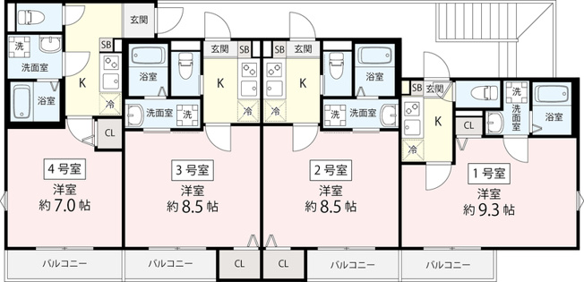 【間取り】 | NexusⅠ