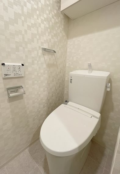 世田谷区経堂３丁目の賃貸マンションのトイレ
