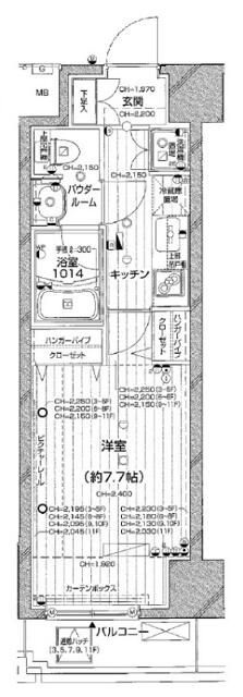 パレステュディオ渋谷本町の間取り|間取りです。