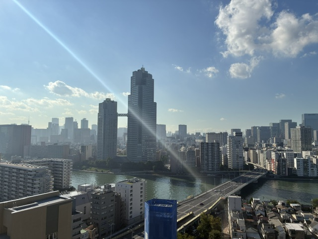 北西側バルコニーからの眺め