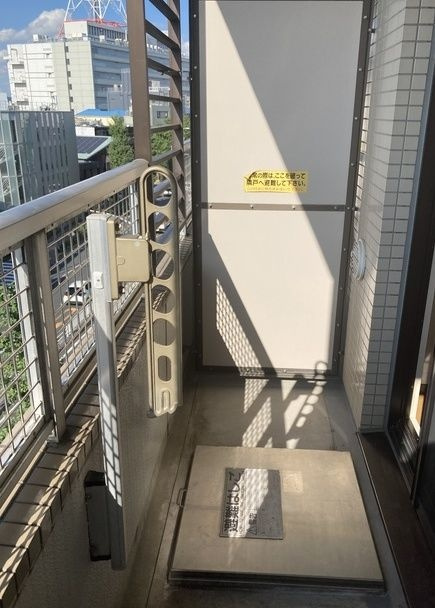 クレール目黒のバルコニー