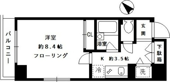 クレール目黒の間取り