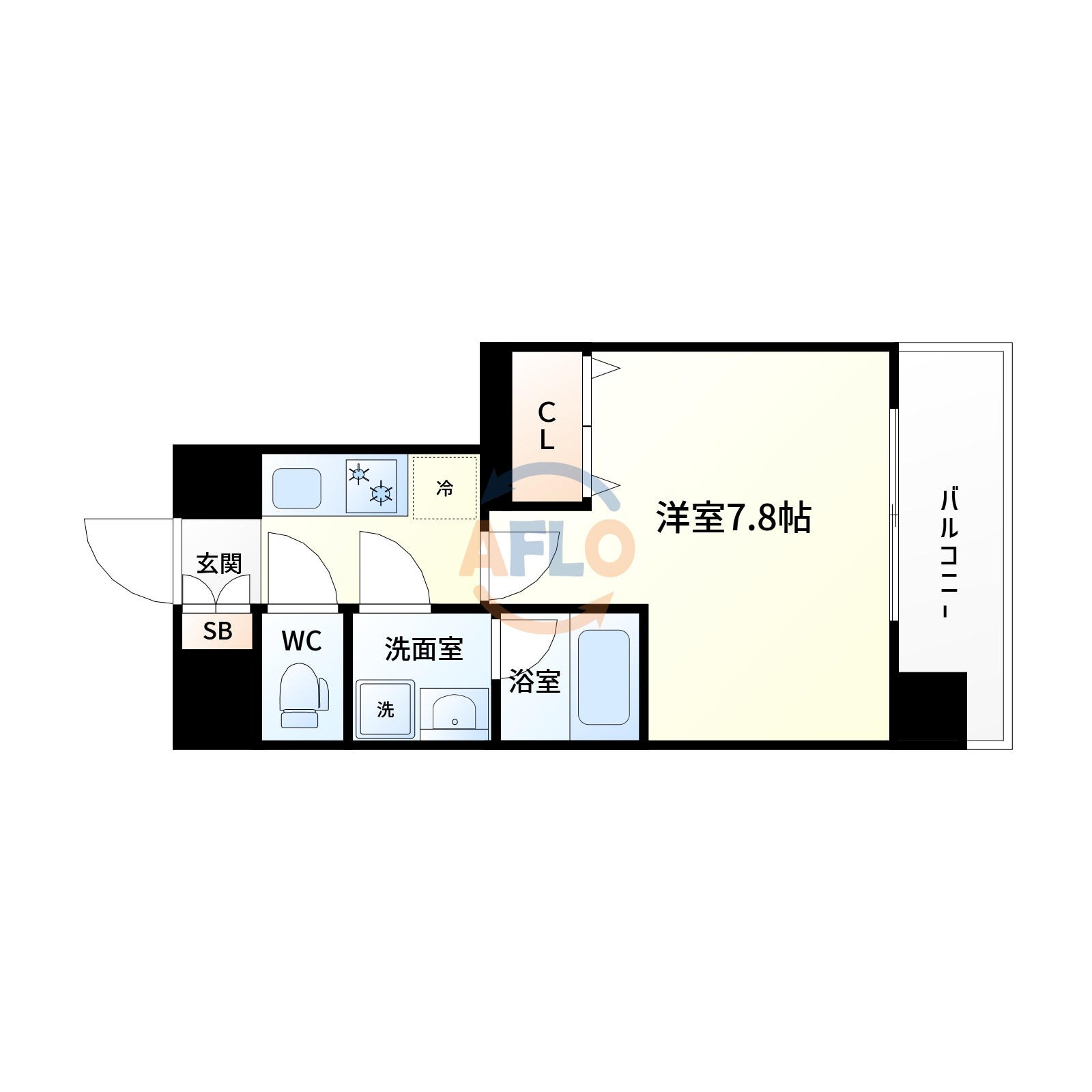 ZOOM江坂公園の間取り|間取り
